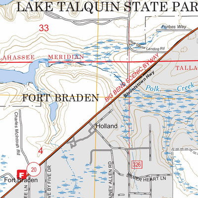 Lake Talquin, FL FSTopo Preview 3
