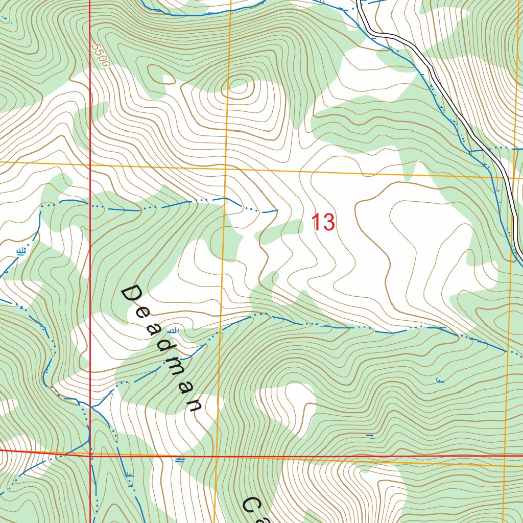 Lakeview, OR FSTopo Map by US Forest Service - Topo | Avenza Maps