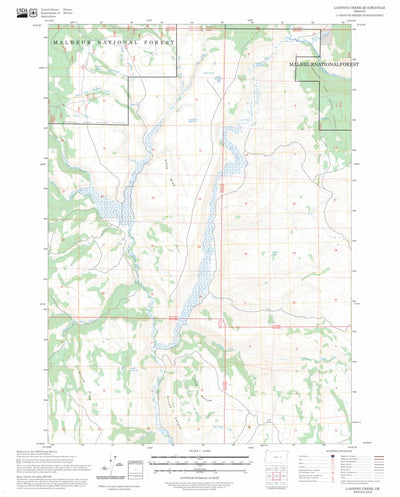 Landing Creek, OR FSTopo Preview 1