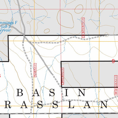Lassen Creek, WY FSTopo Preview 2