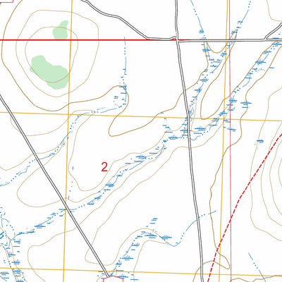 Lauer Reservoir, CA FSTopo Preview 2