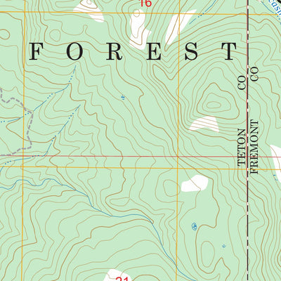 Lava Mountain, WY FSTopo Preview 2