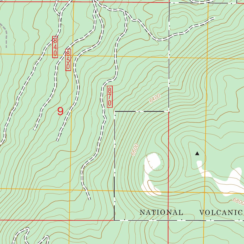 Lava Cast Forest, OR FSTopo Map by US Forest Service - Topo | Avenza Maps