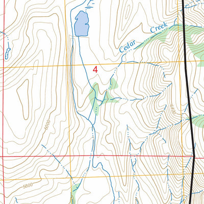 Leavitt Reservoir, WY FSTopo Preview 2