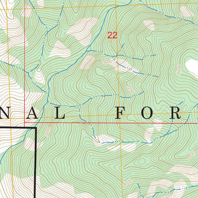 Leavitt Reservoir, WY FSTopo Preview 3