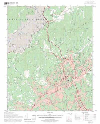 Lenoir, NC FSTopo Preview 1