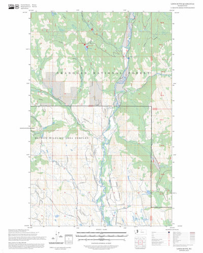 Lewis Butte, WA FSTopo Preview 1