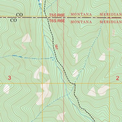 Lewis Creek, MT FSTopo Preview 3