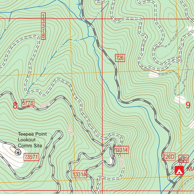Lick Creek, MT FSTopo Preview 3