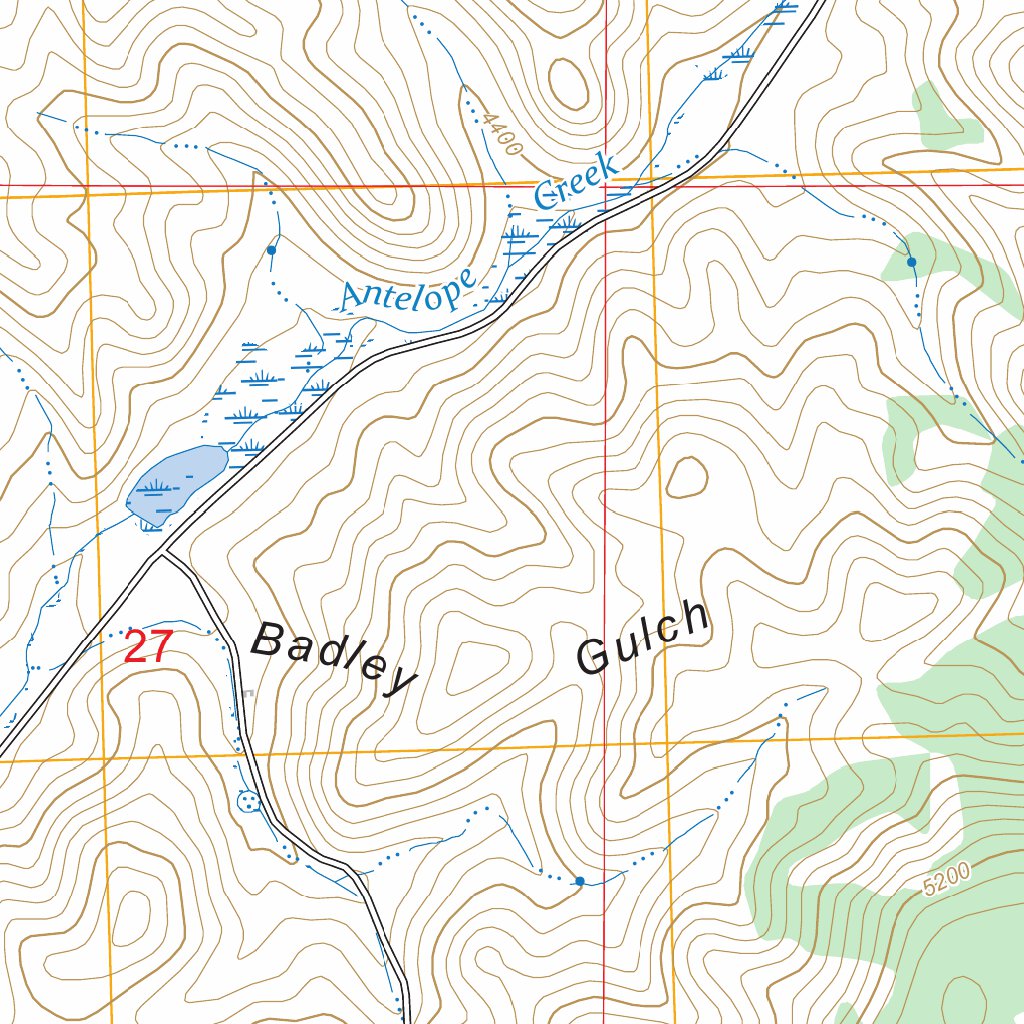 Aspc Lewis Map Lewis Creek, OR FSTopo Map by US Forest Service - Topo | Avenza Maps