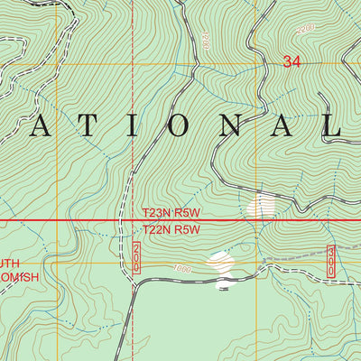 Lightning Peak, WA FSTopo Preview 2