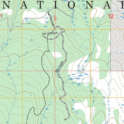 Lincoln Mountain, MT FSTopo Preview 2