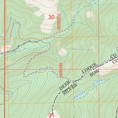 Lincoln Gulch, MT FSTopo Preview 3