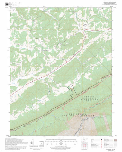 Lindside, WV-VA FSTopo Preview 1