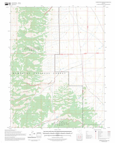 Limestone Peak, NV FSTopo Preview 1