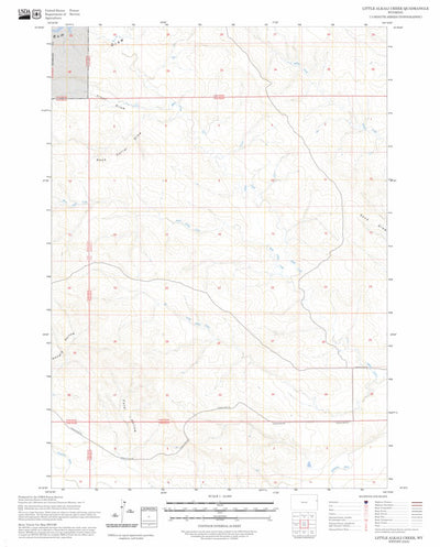 Little Alkali Creek, WY FSTopo Preview 1