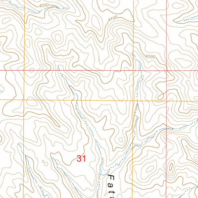 Little Alkali Creek, WY FSTopo Preview 3