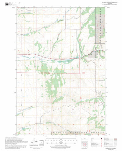 Lippert Gulch, MT FSTopo Preview 1