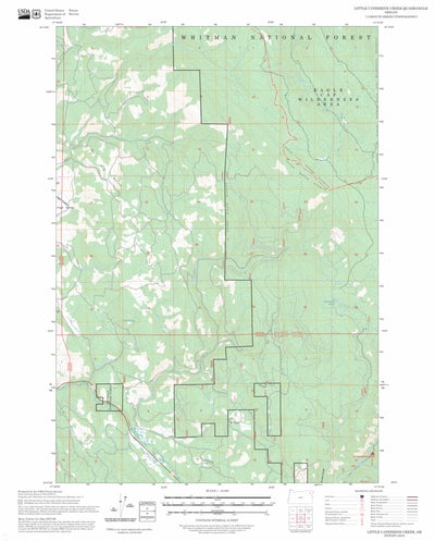 Little Catherine Creek, OR FSTopo Preview 1