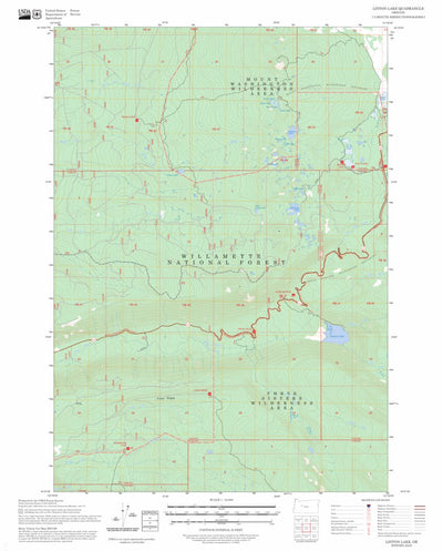 Linton Lake, OR FSTopo Preview 1