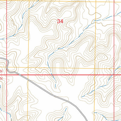 Linwood Canyon, WY FSTopo Preview 2