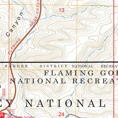 Linwood Canyon, WY FSTopo Preview 3