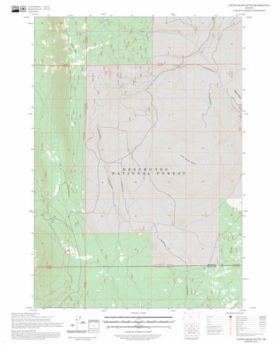 Little Akawa Butte, OR FSTopo Preview 1