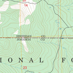 Little Goose Peak, WY FSTopo Preview 2