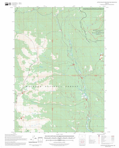 Little Baldy Mountain, OR FSTopo Preview 1