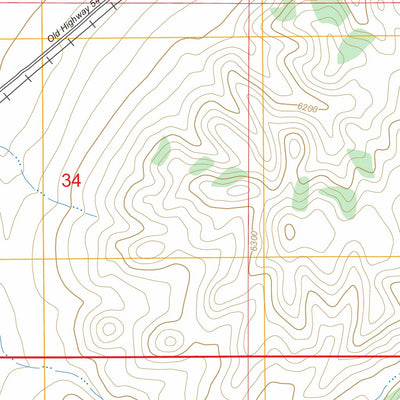 Little Black Peak NE, NM FSTopo Preview 3