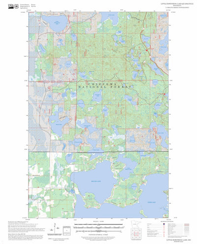 Little Bowstring Lake, MN FSTopo Preview 1