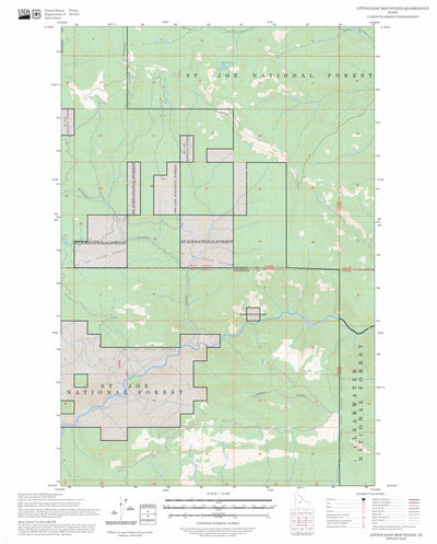 Little Goat Mountains, ID FSTopo Preview 1