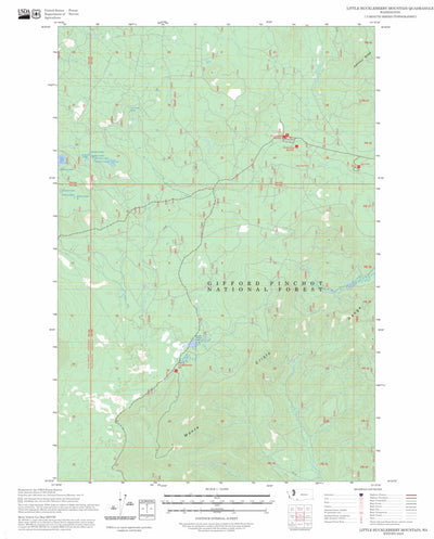 Little Huckleberry Mountain, WA FSTopo Preview 1