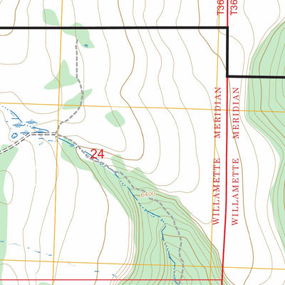 Little Honey Creek, OR FSTopo Preview 2