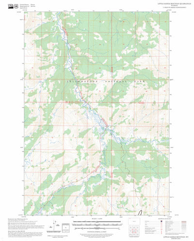 Little Saddle Mountain, WY FSTopo Preview 1