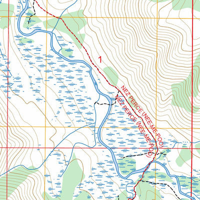 Little Saddle Mountain, WY FSTopo Preview 2