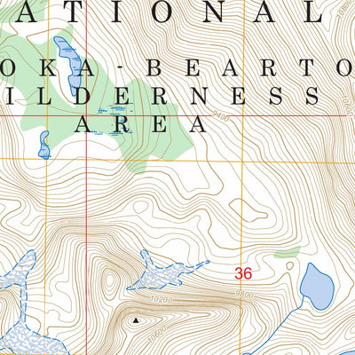 Little Park Mountain, MT FSTopo Preview 2