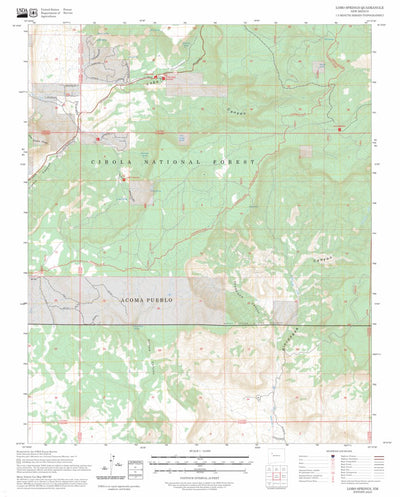 Lobo Springs, NM FSTopo Preview 1