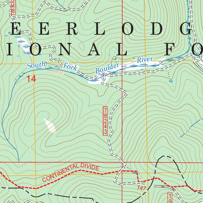 Lockhart Meadows, MT FSTopo Preview 2