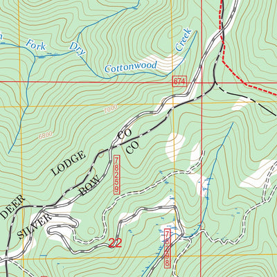 Lockhart Meadows, MT FSTopo Preview 3
