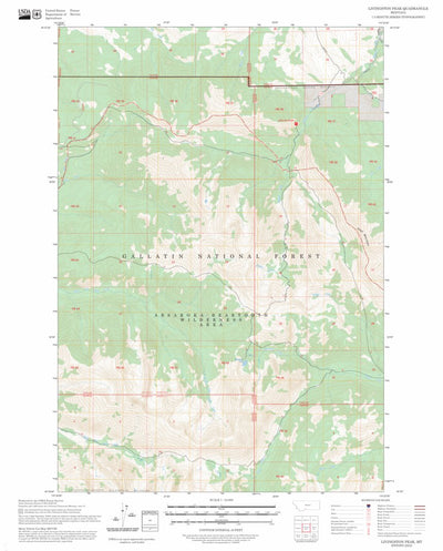 Livingston Peak, MT FSTopo Preview 1