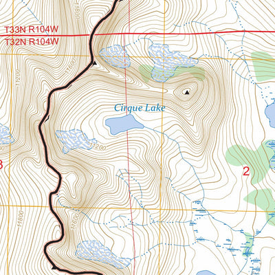 Lizard Head Peak, WY FSTopo Preview 3