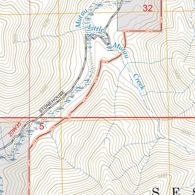 Lockwood Valley, CA FSTopo Preview 3