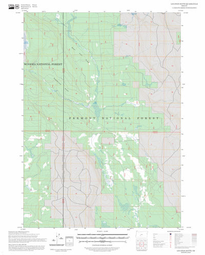 Location Butte, OR FSTopo Preview 1