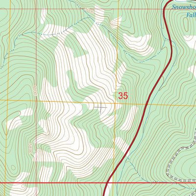 Lolo Hot Springs, MT-ID FSTopo Preview 3