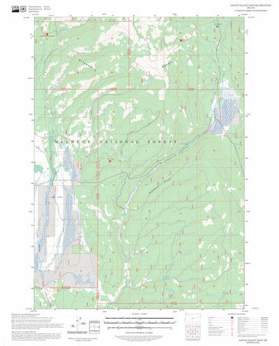 Logan Valley East, OR FSTopo Preview 1