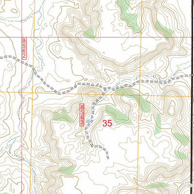 Lone Butte NE, ND FSTopo Preview 2