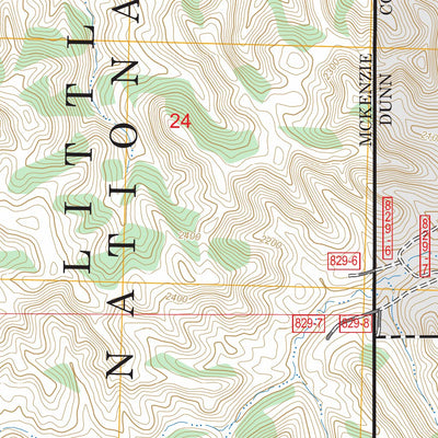 Lone Butte SE, ND FSTopo Preview 3