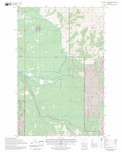 Loneman Creek, MT FSTopo Preview 1