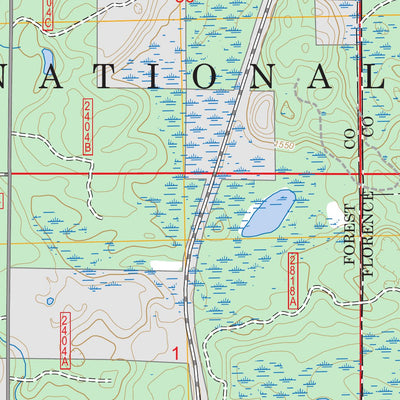 Long Lake, WI FSTopo Preview 2
